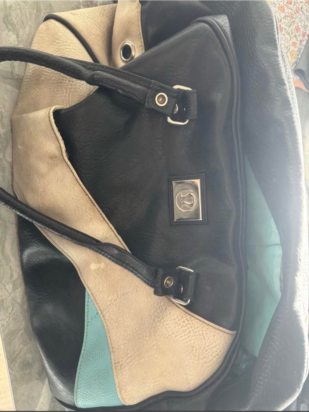 Lululemon vintage tote bowling bag